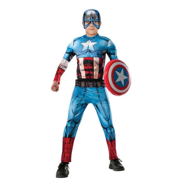 Marvel Avengers Captain America Child Costume Medium 8-10 5-7 Years 